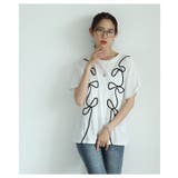流れるリボンモチーフが愛らしいコード刺繍カットソー レディース ファッション | Sawa a la mode | 詳細画像5