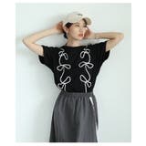 流れるリボンモチーフが愛らしいコード刺繍カットソー レディース ファッション | Sawa a la mode | 詳細画像18
