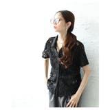 ヘルシーな大人の肌見せ叶うチュールリボンレースシャツ レディース ファッション | Sawa a la mode | 詳細画像12