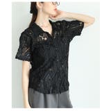 ヘルシーな大人の肌見せ叶うチュールリボンレースシャツ レディース ファッション | Sawa a la mode | 詳細画像13