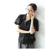 ヘルシーな大人の肌見せ叶うチュールリボンレースシャツ レディース ファッション | Sawa a la mode | 詳細画像20