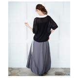 軽やかな透け感で涼しげなシアーポロニットプルオーバー レディース ファッション | Sawa a la mode | 詳細画像17