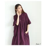 ナチュラルな甘さ漂うフレアスリーブコットンシャツワンピース レディース | Sawa a la mode | 詳細画像3