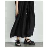 ナチュラルな甘さ漂うフレアスリーブコットンシャツワンピース レディース | Sawa a la mode | 詳細画像12
