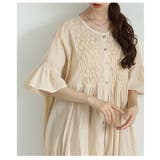 ナチュラルな甘さ漂うフレアスリーブコットンシャツワンピース レディース | Sawa a la mode | 詳細画像16