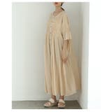 ナチュラルな甘さ漂うフレアスリーブコットンシャツワンピース レディース | Sawa a la mode | 詳細画像17