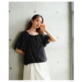 スイートなデザインに心ときめくドット柄バルーンスリーブブラウス レディース | Sawa a la mode | 詳細画像4