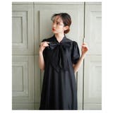 可愛さ零れるパフスリーブリボンティアードロングワンピース レディース ファッション | Sawa a la mode | 詳細画像19