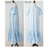 可愛さ零れるパフスリーブリボンティアードロングワンピース レディース ファッション | Sawa a la mode | 詳細画像22