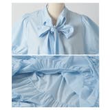 可愛さ零れるパフスリーブリボンティアードロングワンピース レディース ファッション | Sawa a la mode | 詳細画像23