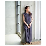 お洒落に陽射しから肌を守るラッシュガードサロペットパンツ レディース ファッション | Sawa a la mode | 詳細画像13