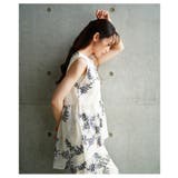 繊細なリーフ刺繍がナチュラルなメッシュVネックフレアトップス レディース | Sawa a la mode | 詳細画像7