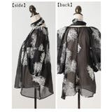 大輪の白花刺繍が美しいリボン付きシアーブラウストップス レディース ファッション | Sawa a la mode | 詳細画像22