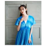 涼しげな抜け感を纏うマルチストライプドルマンロングワンピース レディース | Sawa a la mode | 詳細画像2