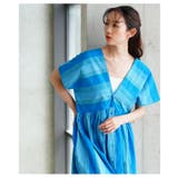 涼しげな抜け感を纏うマルチストライプドルマンロングワンピース レディース | Sawa a la mode | 詳細画像4