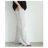 「可愛い」をつくるドット柄楊柳ワイドパンツ レディース ファッション | Sawa a la mode | 詳細画像9