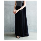 大胆なブロッキングデザインが目を惹く麻タッチ配色スリットニットワンピース | Sawa a la mode | 詳細画像19