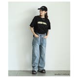 ヴィンテージな風合いを愉しむペイント箔オーバーサイズTシャツ レディース | Sawa a la mode | 詳細画像4