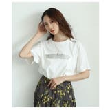 ヴィンテージな風合いを愉しむペイント箔オーバーサイズTシャツ レディース | Sawa a la mode | 詳細画像14