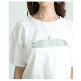 ヴィンテージな風合いを愉しむペイント箔オーバーサイズTシャツ レディース | Sawa a la mode | 詳細画像15