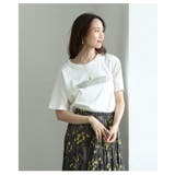 ヴィンテージな風合いを愉しむペイント箔オーバーサイズTシャツ レディース | Sawa a la mode | 詳細画像18
