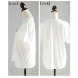 ヴィンテージな風合いを愉しむペイント箔オーバーサイズTシャツ レディース | Sawa a la mode | 詳細画像22