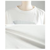 ヴィンテージな風合いを愉しむペイント箔オーバーサイズTシャツ レディース | Sawa a la mode | 詳細画像23