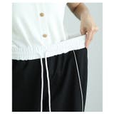 トレンドライクに着こなせるパイピングラインスウェットパンツ レディース | Sawa a la mode | 詳細画像6