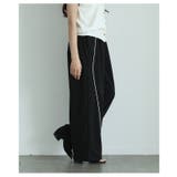 トレンドライクに着こなせるパイピングラインスウェットパンツ レディース | Sawa a la mode | 詳細画像7