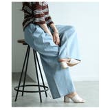 絶妙シルエットで差をつけるダブルタックデニムバギーパンツ レディース ファッション | Sawa a la mode | 詳細画像10