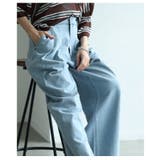 絶妙シルエットで差をつけるダブルタックデニムバギーパンツ レディース ファッション | Sawa a la mode | 詳細画像17