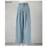 絶妙シルエットで差をつけるダブルタックデニムバギーパンツ レディース ファッション | Sawa a la mode | 詳細画像21