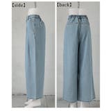 絶妙シルエットで差をつけるダブルタックデニムバギーパンツ レディース ファッション | Sawa a la mode | 詳細画像22