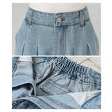 絶妙シルエットで差をつけるダブルタックデニムバギーパンツ レディース ファッション | Sawa a la mode | 詳細画像23