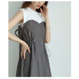 着るだけで即オシャレ見えなカットドッキングナイロンワンピース レディース | Sawa a la mode | 詳細画像10