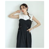 着るだけで即オシャレ見えなカットドッキングナイロンワンピース レディース | Sawa a la mode | 詳細画像12
