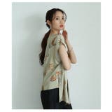 大人のオシャレ度高まるアニマル柄スリットサテンブラウス レディース ファッション | Sawa a la mode | 詳細画像18