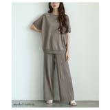 大人女性の品を纏う大人のリラックスコーデセットアップ レディース ファッション | Sawa a la mode | 詳細画像7