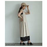 重ねてサマになる涼しげなノースリーブコットンチュニック レディース ファッション | Sawa a la mode | 詳細画像4