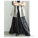 品格漂う大人ハンサムスタイルに仕上がるワイドサテンパンツ レディース ファッション | Sawa a la mode | 詳細画像7