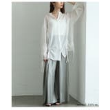 品格漂う大人ハンサムスタイルに仕上がるワイドサテンパンツ レディース ファッション | Sawa a la mode | 詳細画像16