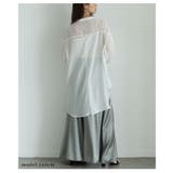品格漂う大人ハンサムスタイルに仕上がるワイドサテンパンツ レディース ファッション | Sawa a la mode | 詳細画像18