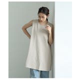 バックスタイルで差をつける大人のAラインノースリーブチュニック レディース | Sawa a la mode | 詳細画像9
