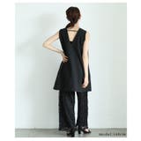 バックスタイルで差をつける大人のAラインノースリーブチュニック レディース | Sawa a la mode | 詳細画像17