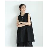 バックスタイルで差をつける大人のAラインノースリーブチュニック レディース | Sawa a la mode | 詳細画像20