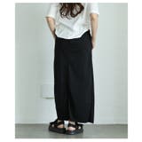 ラフ過ぎない大人のバックスリットスウェットロングスカート レディース ファッション | Sawa a la mode | 詳細画像9