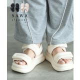 1日履いても疲れ知らずなふっくら厚底ベルトサンダル レディース ファッション | Sawa a la mode | 詳細画像1
