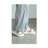 1日履いても疲れ知らずなふっくら厚底ベルトサンダル レディース ファッション | Sawa a la mode | 詳細画像2