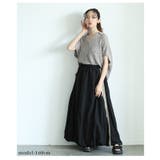 涼し気な透け感が魅力的なスキッパードルマンサマーメッシュニット レディース | Sawa a la mode | 詳細画像13