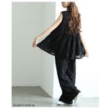 トレンド重ねる花柄コード刺繍ノースリーブペプラムトップス レディース ファッション | Sawa a la mode | 詳細画像10